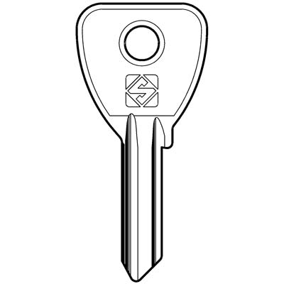 CHIAVE PIATTA OMEC OC074 SILCA - OTTONE NICHELATO- 20 pezzi