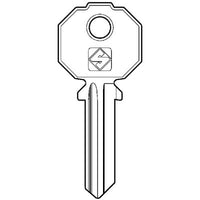 CHIAVE PIATTA PREFER PF210 SILCA - OTTONE NICHELATO- 10 pezzi