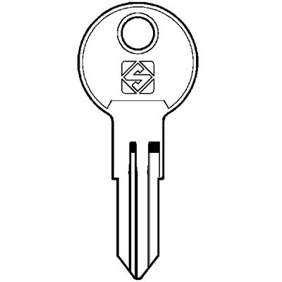 CHIAVE PIATTA CINA RC5 SILCA - OTTONE NICHELATO- 10 pezzi