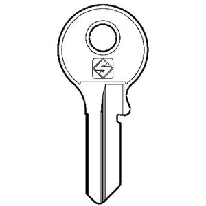 CHIAVE PIATTA VIRO VI085 SILCA - OTTONE NICHELATO- 10 pezzi