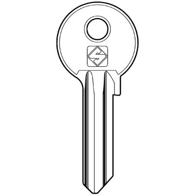 CHIAVE PIATTA WALLY WA1R SILCA - OTTONE NICHELATO- 20 pezzi