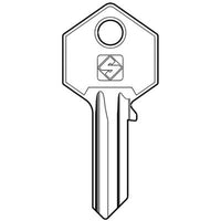 CHIAVE PIATTA YALE YA6 SILCA - OTTONE NICHELATO- 20 pezzi