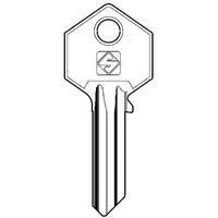 CHIAVE PIATTA YALE YA41 SILCA - OTTONE NICHELATO- 10 pezzi