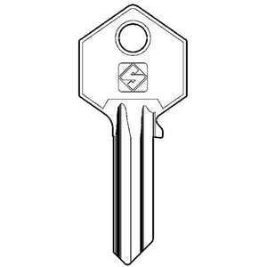 CHIAVE PIATTA YALE YA41 SILCA - OTTONE NICHELATO- 10 pezzi