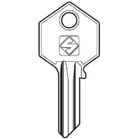 CHIAVE PIATTA YALE YA13R SILCA - OTTONE NICHELATO- 10 pezzi