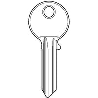 CHIAVE PIATTA ISEO F5 020259 ORIGINALE - OTTONE NICHELATO- 100 pezzi