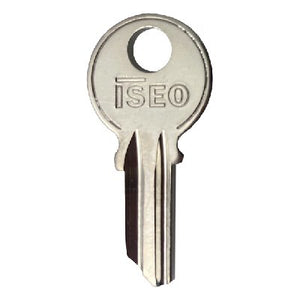 CHIAVE PIATTA ISEO 020069 CITY 20 ORIGINALE - OTTONE NICHELATO- 20 pezzi