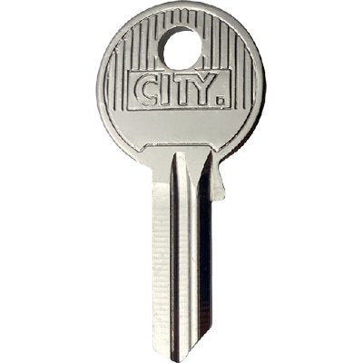 CHIAVE PIATTA ISEO 020079 CITY 30 ORIGINALE - OTTONE NICHELATO- 20 pezzi