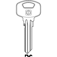 CHIAVE PIATTA YALE YA91SM SILCA - OTTONE NICHELATO- 10 pezzi