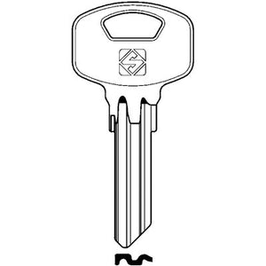 CHIAVE PIATTA YALE YA89SM SILCA - ACCIAIO NICHELATO- 10 pezzi