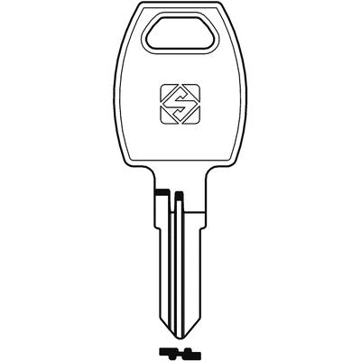 CHIAVE PIATTA RC RC28R SILCA - OTTONE NICHELATO- 10 pezzi