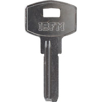 CHIAVE PUNZONATA IBFM K-2303 ORIGINALE - OTTONE NICHELATO- 20 pezzi