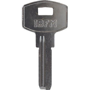 CHIAVE PUNZONATA IBFM K-2303 ORIGINALE - OTTONE NICHELATO- 20 pezzi