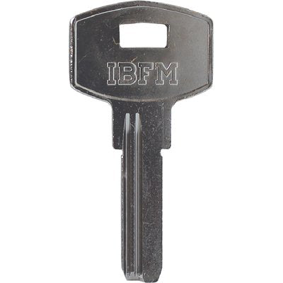 CHIAVE PUNZONATA IBFM K-2303 ORIGINALE - OTTONE NICHELATO- 20 pezzi