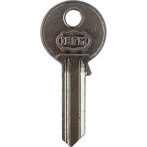 CHIAVE PIATTA IBFM K5 ORIGINALE - OTTONE NICHELATO- 10 pezzi