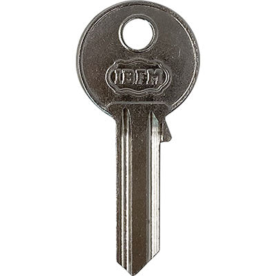 CHIAVE PIATTA IBFM K5 ORIGINALE - OTTONE NICHELATO- 10 pezzi