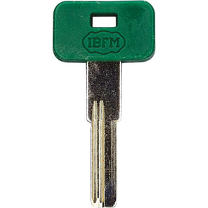 CHIAVE PUNZONATA IBFM K-2304CC ORIGINALE - OTTONE NICHELATO- 10 pezzi