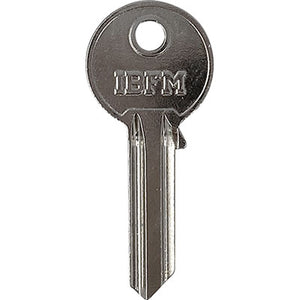 CHIAVE PIATTA IBFM K23 ORIGINALE - OTTONE NICHELATO- 20 pezzi