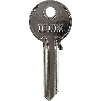 CHIAVE PIATTA IBFM K23 ORIGINALE - OTTONE NICHELATO- 20 pezzi