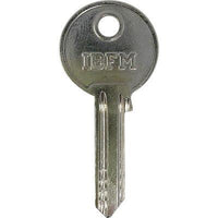 CHIAVE PIATTA IBFM K2302 ORIGINALE - OTTONE NICHELATO- 20 pezzi