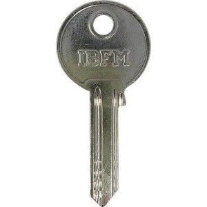 CHIAVE PIATTA IBFM K2302 ORIGINALE - OTTONE NICHELATO- 20 pezzi