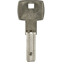 CHIAVE PUNZONATA CR IX5 ORIGINALE - OTTONE NICHELATO- 2 pezzi