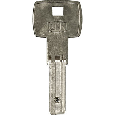 CHIAVE PUNZONATA CR IX5 ORIGINALE - OTTONE NICHELATO- 2 pezzi