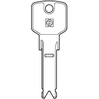 CHIAVE PUNZONATA EVVA EV107 SILCA  ALPACCA