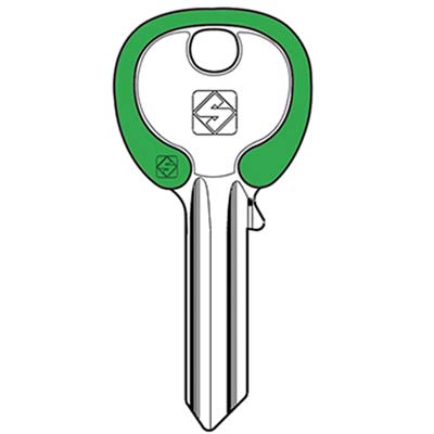 CHIAVE PIATTA UNIVERSALE UL050DZ SILKY SILCA - OTTONE NICHELATO- 100 pezzi