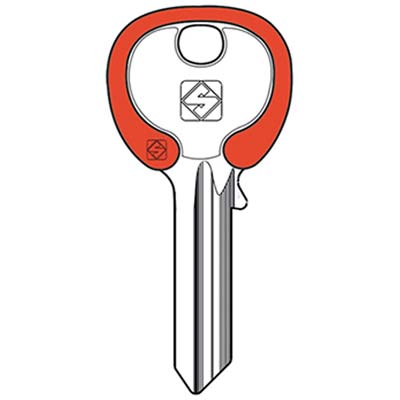 CHIAVE PIATTA UNIVERSALE UL051DZ SILKY SILCA - OTTONE NICHELATO- 100 pezzi