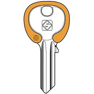 CHIAVE PIATTA UNIVERSALE UL052DZ SILKY SILCA - OTTONE NICHELATO- 100 pezzi