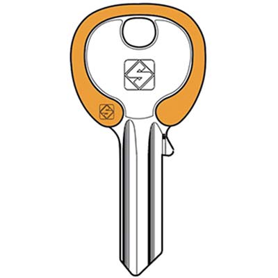 CHIAVE PIATTA UNIVERSALE UL052DZ SILKY SILCA - OTTONE NICHELATO- 100 pezzi