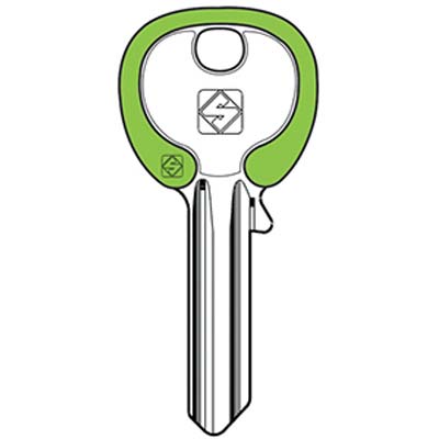 CHIAVE PIATTA UNIVERSALE UL058DZ SILKY SILCA - OTTONE NICHELATO- 100 pezzi