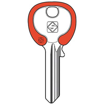 CHIAVE PIATTA UNIVERSALE UL059DZ SILKY SILCA - OTTONE NICHELATO- 100 pezzi