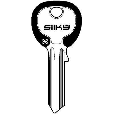 CHIAVE PIATTA UNIVERSALE UL050DZ1 SILKY NEWC SILCA - OTTONE NICHELATO- 100 pezzi