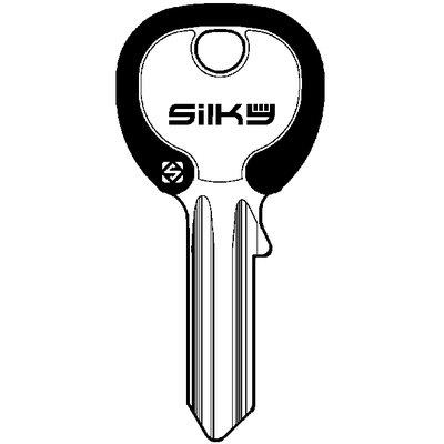 CHIAVE PIATTA UNIVERSALE UL052DZ1 SILKY NEWC SILCA - OTTONE NICHELATO- 100 pezzi