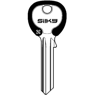 CHIAVE PIATTA YALE YA31DZ SILKY SILCA - OTTONE NICHELATO- 100 pezzi