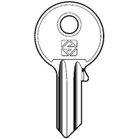 CHIAVE PIATTA UNIVERSALE UL049 SILCA - OTTONE NICHELATO- 20 pezzi