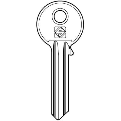 CHIAVE PIATTA UNIVERSALE UL054 SILCA - OTTONE NICHELATO- 20 pezzi