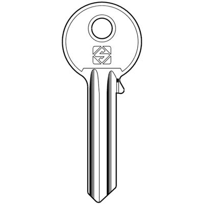 CHIAVE PIATTA UNIVERSALE UL055 SILCA - OTTONE NICHELATO- 20 pezzi