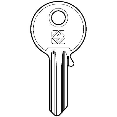 CHIAVE PIATTA UNIVERSALE UL061 SILCA - OTTONE NICHELATO- 20 pezzi