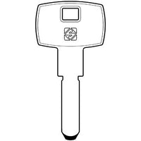 CHIAVE PUNZONATA KESO KE11 SILCA  ALPACCA