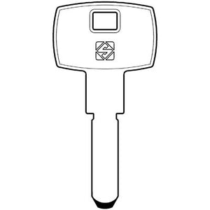 CHIAVE PUNZONATA KESO KE11 SILCA  ALPACCA