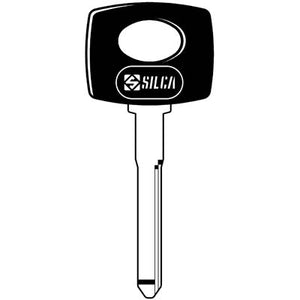 CHIAVE AUTO HUF YMOS HU41P SILCA  OTTONE NICHELATO