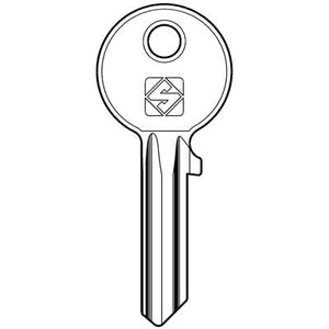 CHIAVE PIATTA CISA CS7 SILCA - ACCIAIO NICHELATO- 100 pezzi