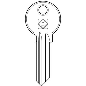 CHIAVE PIATTA CORBIN CB6 SILCA - ACCIAIO NICHELATO- 100 pezzi