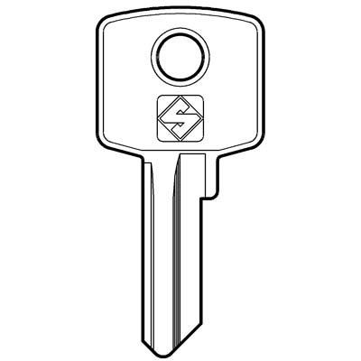 CHIAVE PIATTA CAS CIS2 SILCA - ACCIAIO NICHELATO- 20 pezzi