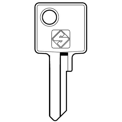 CHIAVE PIATTA MERONI MER2 SILCA - ACCIAIO NICHELATO- 20 pezzi