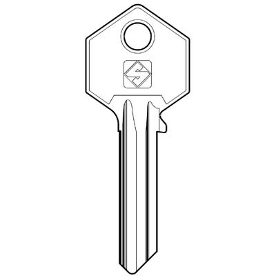 CHIAVE PIATTA YALE YA31 SILCA - ACCIAIO NICHELATO- 20 pezzi