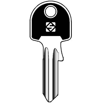 CHIAVE PIATTA UNIVERSALE UL052SL SLIM SILCA - OTTONE NICHELATO- 10 pezzi